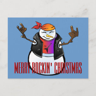 Het Briefkaart van de Sneeuwman van de
