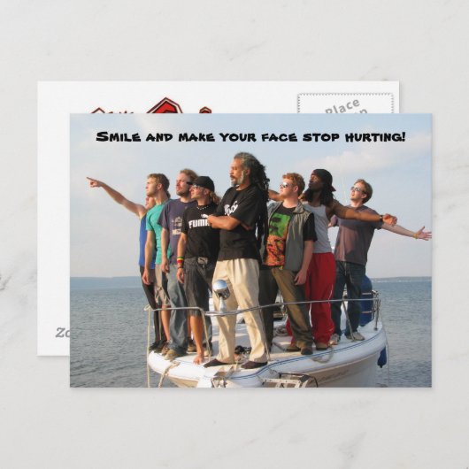 Het Briefkaart van de Sol van Irie (Voorkant / Achterkant)