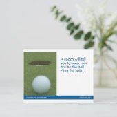 Het Briefkaart van de Sporten van het golf (Staand voorkant)