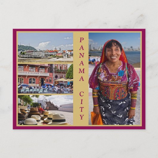 Het Briefkaart van de Stad van Panama (Voorkant)