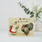 Het Briefkaart van de Thanksgiving (Staand voorkant)