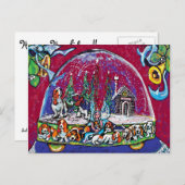 Het Briefkaart van de Vakantie GGBR - Bassets (Voorkant / Achterkant)