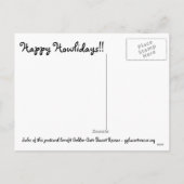 Het Briefkaart van de Vakantie GGBR - Bassets (Achterkant)