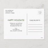 Het Briefkaart van de Vakantie van het Man van de (Achterkant)