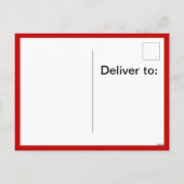 Het Briefkaart van de Valentijnsdag van de (Achterkant)