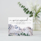 Het Briefkaart van de Verplaatsende Aankondiging v (Staand voorkant)