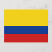 Het Briefkaart van de Vlag van Colombia (Voorkant)