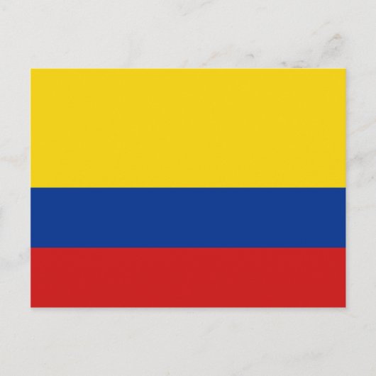 Het Briefkaart van de Vlag van Colombia (Voorkant)
