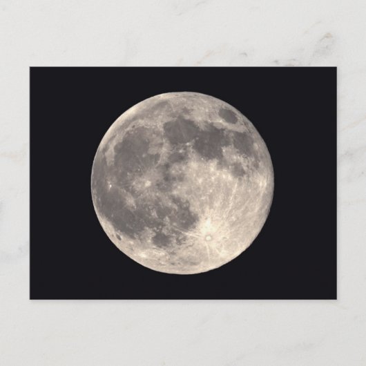 Het Briefkaart van de volle maan (Voorkant)