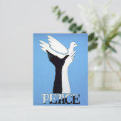 Het  briefkaart van de Vrede van 1960 (Staand voorkant)