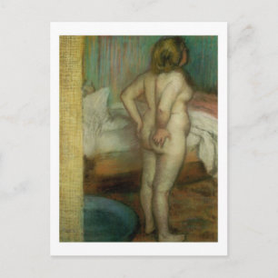 Het briefkaart van de vrouw van Baker