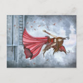 Het Briefkaart van de Wind Fairy samenvatten (Voorkant)