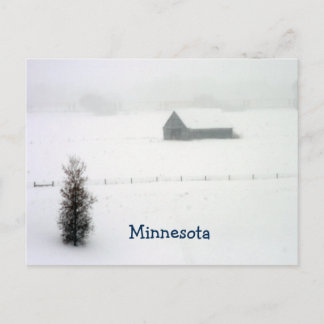 Het Briefkaart van de Winter van Minnesota