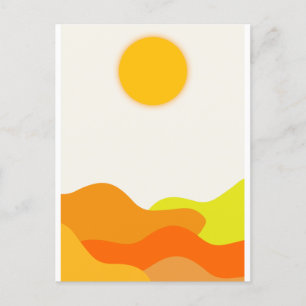 Het Briefkaart van de zon