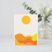 Het Briefkaart van de zon (Staand voorkant)