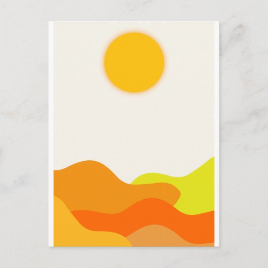 Het Briefkaart van de zon (Voorkant)