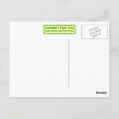 Het Briefkaart van de zuiveldeskundige (Achterkant)