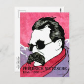 Het Briefkaart van "Friedrich Nietzsche" (Voorkant / Achterkant)