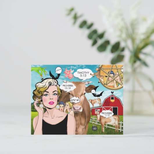 Het Briefkaart van Gossips 2 (Staand voorkant)