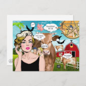 Het Briefkaart van Gossips 2 (Voorkant / Achterkant)