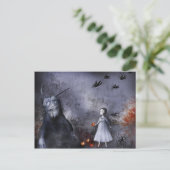 Het briefkaart van Halloween (Staand voorkant)