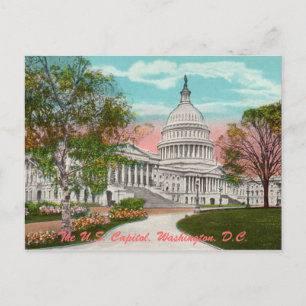 Het Briefkaart van het Amerikaanse Capitool