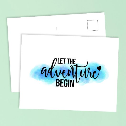 Het Briefkaart van het Citaat van het "Laat het Av