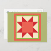 Het Briefkaart van het Dekbed van Kerstmis - de (Voorkant / Achterkant)