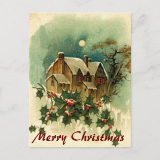 Het Briefkaart van het Huis van Kerstmis