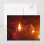 Het Briefkaart van het nachtleven (Voorkant / Achterkant)