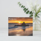 Het Briefkaart van het Strand van Californië (Staand voorkant)