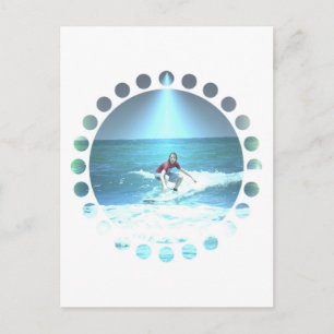 Het Briefkaart van het Surf vangen