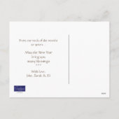 Het Briefkaart van het Tipi van Kerstmis/het (Achterkant)