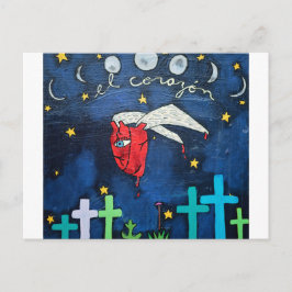 Het Briefkaart van het vliegende hart