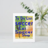 Het Briefkaart van het voetbal (Staand voorkant)