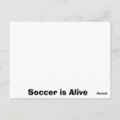 Het Briefkaart van het voetbal (Achterkant)