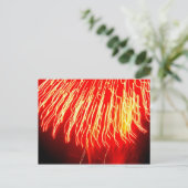 Het Briefkaart van het vuurwerk (Staand voorkant)