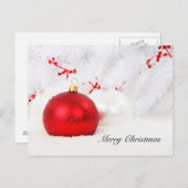 Het Briefkaart van Kerstmis (Voorkant / Achterkant)