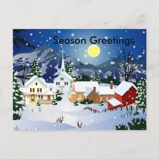 Het Briefkaart van Kerstmis (Voorkant)