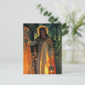 Het Briefkaart van Kerstmis - Licht van de Wereld (Staand voorkant)