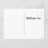 Het Briefkaart van Kerstmis van de Herfsten van (Achterkant)