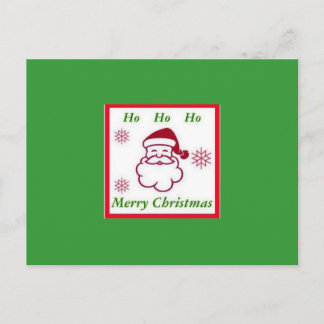 Het Briefkaart van Kerstmis van de kerstman