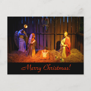 Het Briefkaart van Kerstmis van de Scène van de