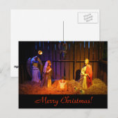 Het Briefkaart van Kerstmis van de Scène van de (Voorkant / Achterkant)