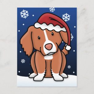 Het Briefkaart van Kerstmis van Toller van Kawaii
