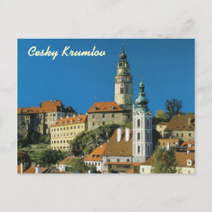 Het briefkaart van Krumlov van Cesky