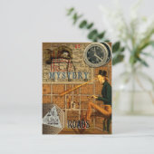 Het Briefkaart van Lenormand van wegen (Staand voorkant)