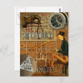 Het Briefkaart van Lenormand van wegen (Voorkant / Achterkant)