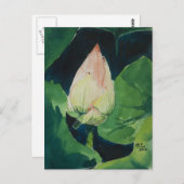 Het Briefkaart van Lotus (Voorkant / Achterkant)