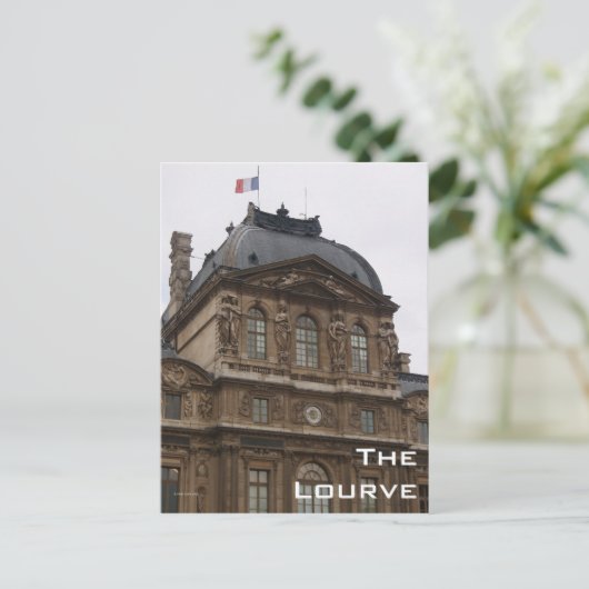 Het Briefkaart van Lourve (Staand voorkant)